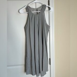 RAMY BROOK Grey/Silver Silk Dress